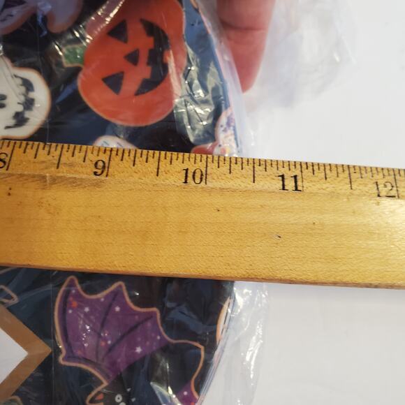 Cupcakes & Cashmere Set of 8 Melamine Halloween Plates Black 10.25 in New - Picture 14 of 15